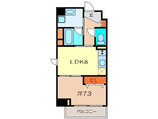 ディアコ－ト白川の物件間取画像